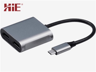 Переходник USB-C на Duo-HDMI