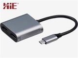 Переходник USB-C на Duo-HDMI